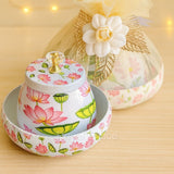 Elegant Floral Jar Urli set