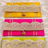 Pearl Satin Clutch pack of 10