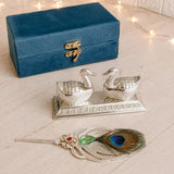 German Silver Kumkum Platter