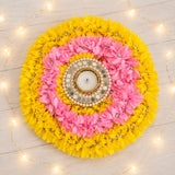Floral T Light Mat