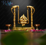 Handcrafted Brass Swing Ganesha