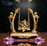 Handcrafted Brass Swing Ganesha