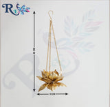 Hanging Lotus Golden Diya