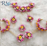 Blooming pink floral Jewellery