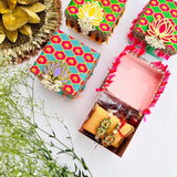 Dazzling Kundan Rakhi Gift box