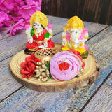 Laxmi Ganesha T light Holder