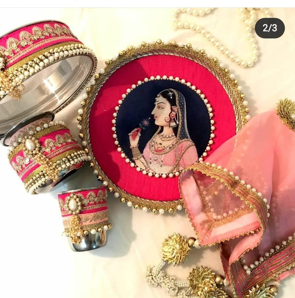 Maharani Karwa Chauth Thali Set – Royal Entice