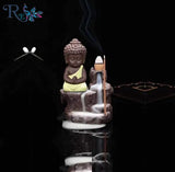 Meditating Buddha Backflow Incense Burner
